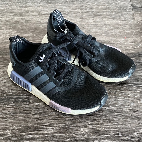 adidas Other - Adidas Black and Purple Athletic Shoes, Size 5